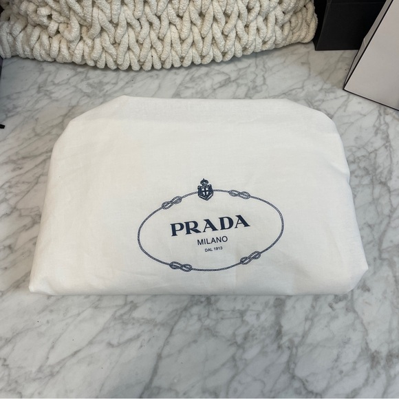 Prada Large Linen Blend Tote - Picture 10 of 10